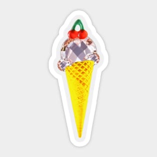 Sweet and Luxury Diamond ice cream Sticker